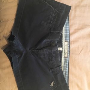 Blue short shorts